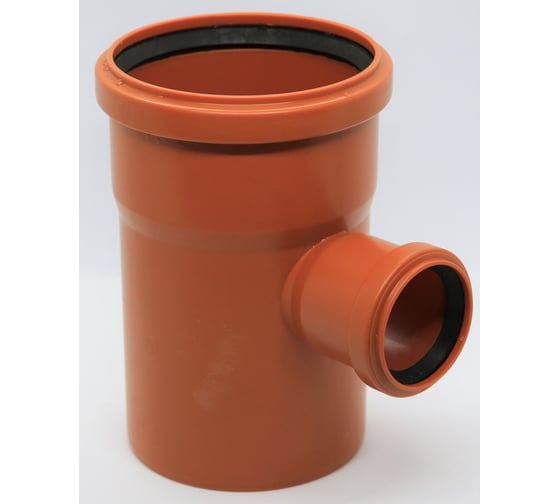 Тройник для наружной канализации Flextron d 110 мм на d 50 мм, 87.5 градусов 140771