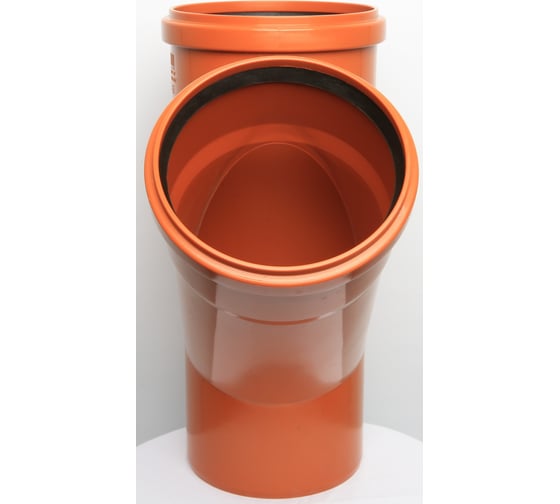 Тройник для наружной канализации Flextron d 160/160 мм, 45 градусов 145012