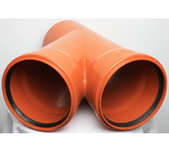 Тройник для наружной канализации Flextron d 160/160 мм, 45 градусов 145012