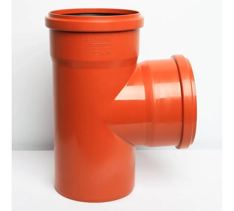 Тройник для наружной канализации Flextron d 160/160 мм, 87.5 градусов 145011