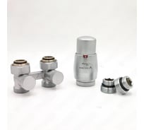 Комплект для прямого подключения с термоголовкой Vario Term Premium Eleganckie сатин EPRNYGS0203C/FP