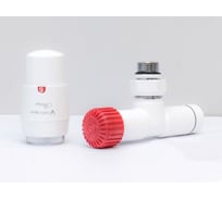 Комплект для углового подключения с термоголовкой Vario Term Unico левый белый UGS0206CFK/L