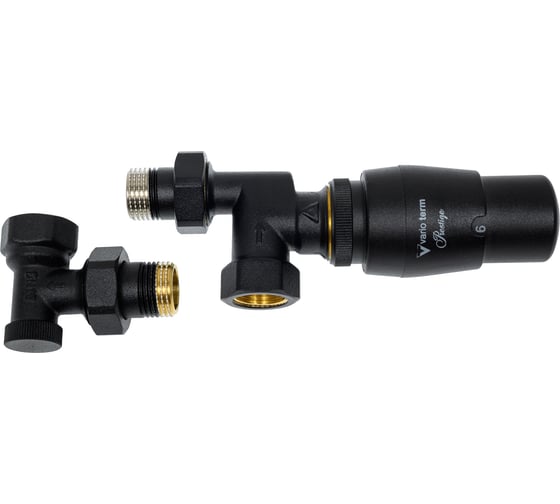 Комплект для подключения с термоголовкой Vario Term Axi Eleganckie белый EAXIGS0206C 1
