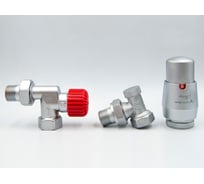 Комплект для подключения с термоголовкой Vario Term Axi Eleganckie сатин EAXIGS0203C