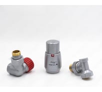 Комплект для подключения с термоголовкой Vario Term левый серый металлик EMAGS0217CFK/L