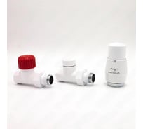 Комплект для прямого подключения с термоголовкой Vario Term Royal белый ROGS0206CFP