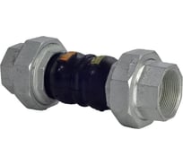 Компенсатор Benarmo EPDM Ду25 Ру16 резиновый антивибрационный муфтовый D140-01410