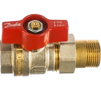 Кран шаровый Danfoss BVR-F Ду20 Ру40 м/амер полн.баб. латунь никель 065B8204 062777