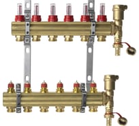 Комплект коллекторов Danfoss FHF-6F set, 6 выходов 088U0726 049525