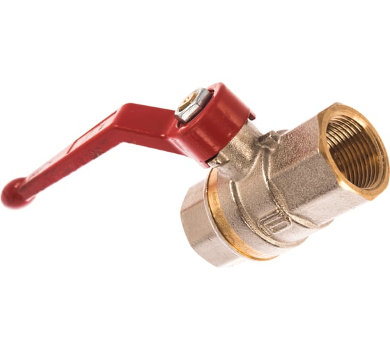 Кран шаровый Danfoss BVR Ду20 Ру40 м/м полн.рыч. латунь никель 065B8208 062776