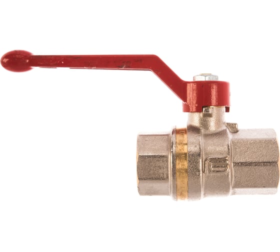 Кран шаровый Danfoss BVR Ду20 Ру40 м/м полн.рыч. латунь никель 065B8208 062776