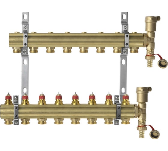 Комплект коллекторов Danfoss FHF-2 set, 8 выходов 088U0708 049505