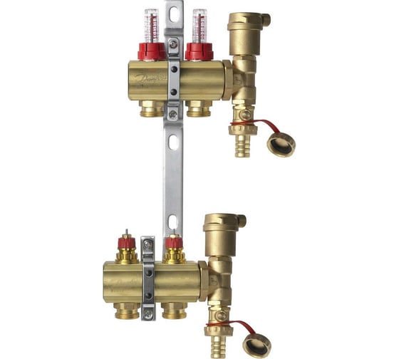 Комплект коллекторов Danfoss FHF-2F set, 2 выхода 088U0722 049521 1