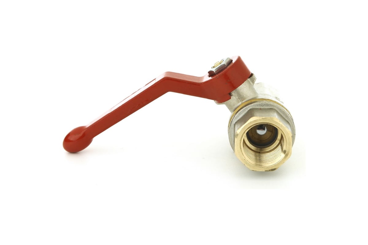 Кран шаровый Danfoss BVR Ду15 Ру40 м/м полн.рыч. латунь никель 065B8207 ...