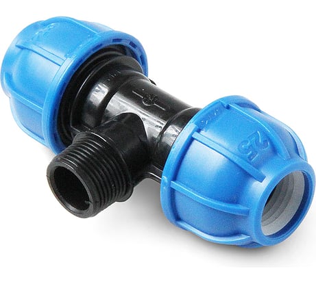 Тройник с наружной резьбой UNIO 25x3/4x25 77025000025M034b