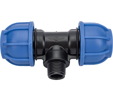 Тройник с наружной резьбой UNIO ШК 25x1/2x25 77025000025M012b