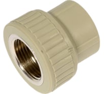 Комбинированная муфта LAMMIN ppr вр 25x3/4" 125/25 серый Lm31043025020G