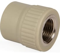 Комбинированная муфта LAMMIN ppr вр 25x1/2" 150/25 серый Lm31043025015G