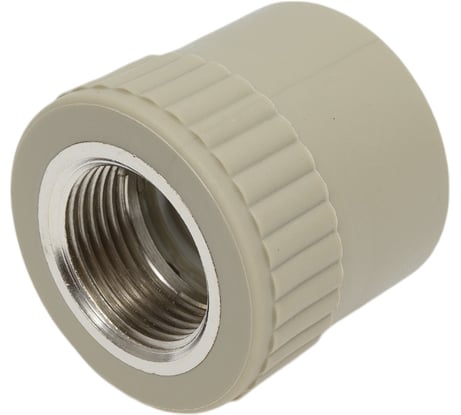 Комбинированная муфта LAMMIN ppr вр 32x3/4" 120/20 серая Lm31043032020G