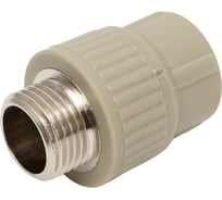 Комбинированная муфта LAMMIN ppr нр 20x1/2" 180/30 серый Lm31041020015G