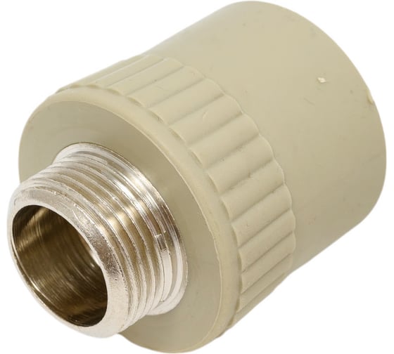 Комбинированная муфта LAMMIN ppr нр 32x3/4" 80/20 серый Lm31041032020G
