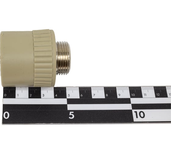 Комбинированная муфта LAMMIN ppr нр 32x3/4" 80/20 серый Lm31041032020G