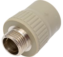 Комбинированная муфта LAMMIN ppr нр 25x1/2" 150/25 серый Lm31041025015G