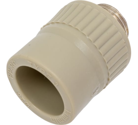 Комбинированная муфта LAMMIN ppr нр 25x1/2" 150/25 серый Lm31041025015G