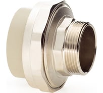 Разъемная муфта LAMMIN ppr нр 50x1_1/2" 33/3 серый Lm31061050040G