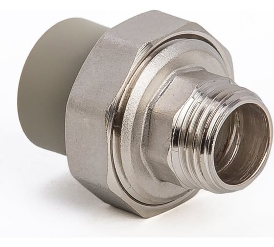 Разъемная муфта LAMMIN ppr нр 40x1_1/4" 45/5 серый Lm31061040032G 1