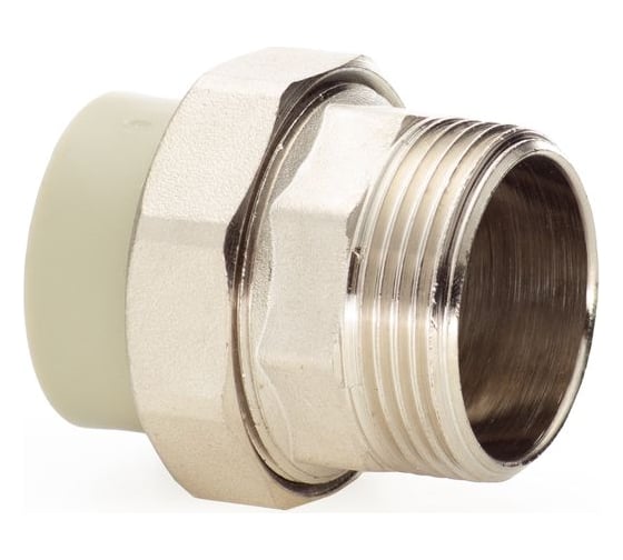 Разъемная муфта LAMMIN ppr нр 32x1 1/4" 45/5 серый Lm31061032032G 1