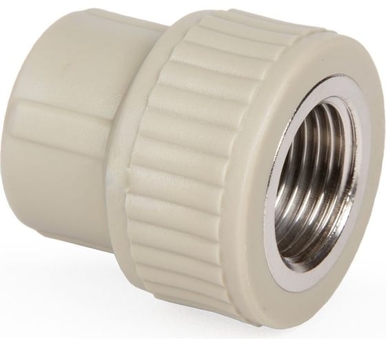 Комбинированная муфта LAMMIN ppr вр 20x1/2" 150/30 серый Lm31043020015G 1