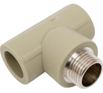 Тройник LAMMIN ppr комбин. нр 20x1/2" 100/25 серый Lm31046020015G