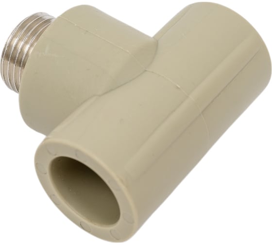 Тройник LAMMIN ppr комбин. нр 20x1/2" 100/25 серый Lm31046020015G