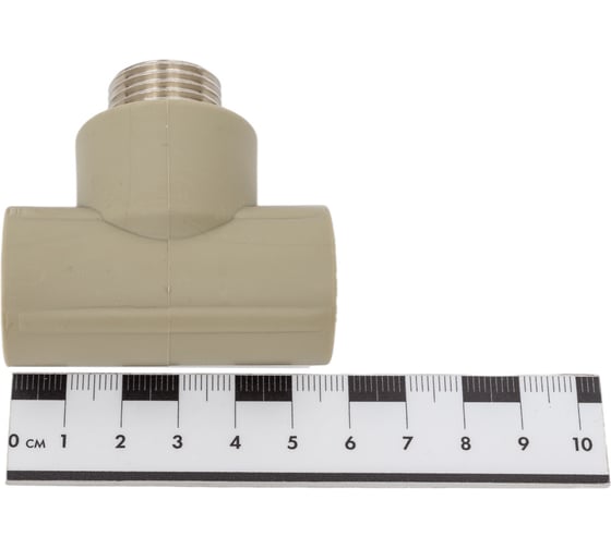 Тройник LAMMIN ppr комбин. нр 20x1/2" 100/25 серый Lm31046020015G