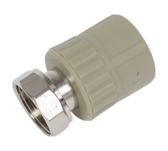 Муфта LAMMIN ppr с накидной гайкой 25x3/4" 100/20 серый Lm31045025020G