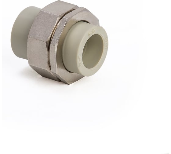 Разборное соединение LAMMIN ppr труба/труба 25 100/10 серый Lm31063025025G 1