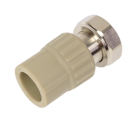 Муфта LAMMIN ppr с накидной гайкой 20x3/4" 125/25 серый Lm31045020020G