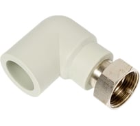 Угольник LAMMIN ppr с накидной гайкой 25x3/4" 80/10 серый Lm31053025020G