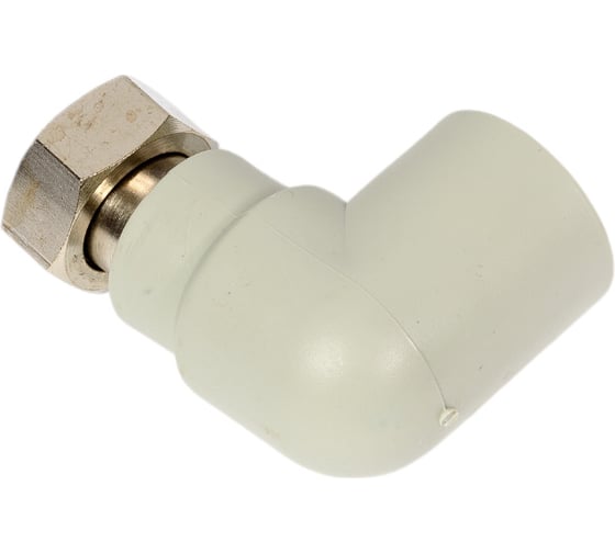 Угольник LAMMIN ppr с накидной гайкой 25x3/4" 80/10 серый Lm31053025020G