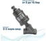 Пневматический клапан отсечной ArTorq G3/4”, резьбовой, корпус нержавеющая сталь, PK20N200GP 4