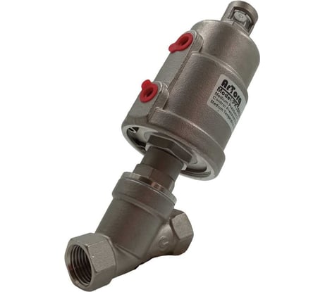 Пневмоклапан ArTorq Архимед угловой седельный размер резьбы G 1/2”, корпус нержавеющая сталь, PK15N200GP