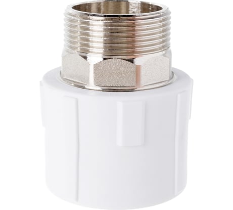 Комбинированная муфта Политэк наружная резьба ПП 50x1 1/2 9000050112