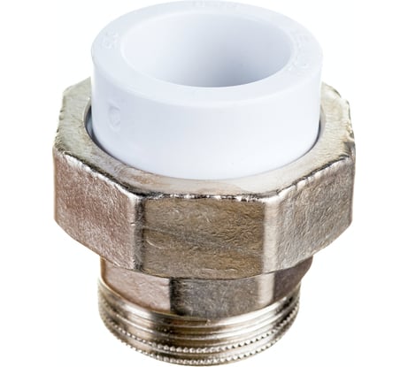 Разъемная муфта с наружной резьбой Политэк ПП 25х1 9800002501