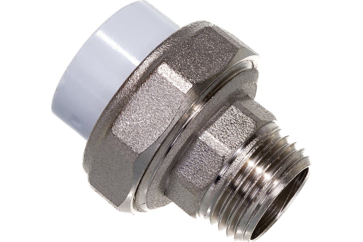 Разъемная муфта с наружной резьбой Политэк ПП 20х1/2 9800002012 ...