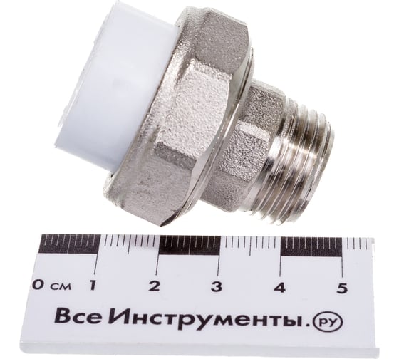 Разъемная муфта с наружной резьбой Политэк ПП 20х1/2 9800002012