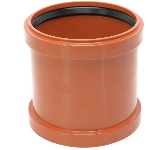 Двухраструбная муфта Ostendorf 110 для наружной канализации 220510
