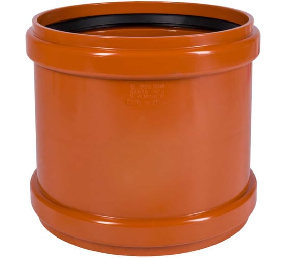 Двухраструбная муфта наружной канализации Ostendorf ПВХ, 315 мм 225510