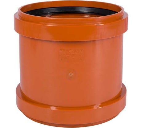 Двухраструбная муфта наружной канализации Ostendorf ПВХ, 250 мм 224510