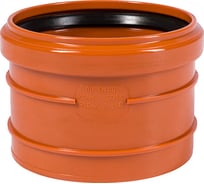 Насадная муфта наружной канализации Ostendorf ПВХ, 200 мм 223810
